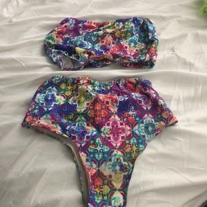 Two piece festival outfit/swimwear. Only worn once